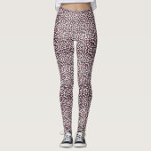 Leggings Leopard rose (Devant)