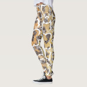 Leggings Léopard Snake Poster de animal Texture (Gauche)