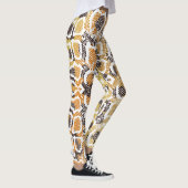 Leggings Léopard Snake Poster de animal Texture (Droite)