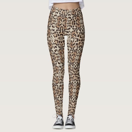 Leggings Leopard Spots Motif Thunder_Cove (Devant)