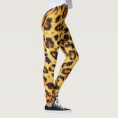 Leggings Leopard tendance : Motif de design de peau. (Droite)