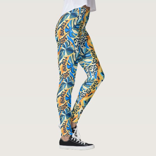 Leggings Léopard tropical (Droite)