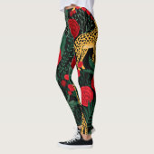 Leggings Léopards et Roses (Gauche)