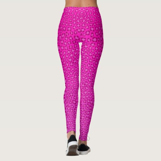 Leggings léopards roses (Dos)
