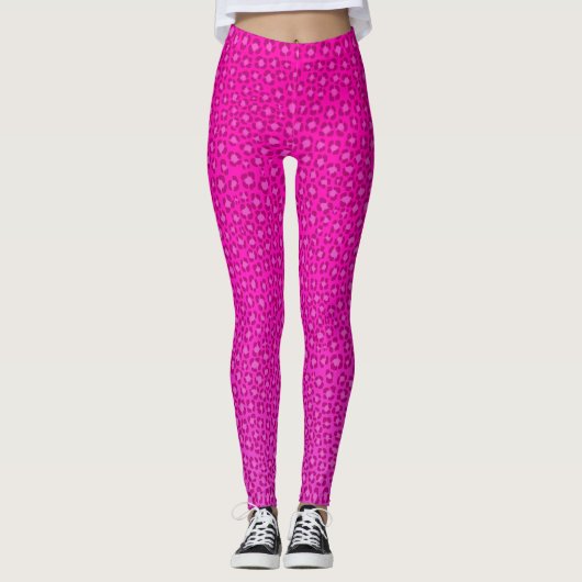 Leggings léopards roses (Devant)