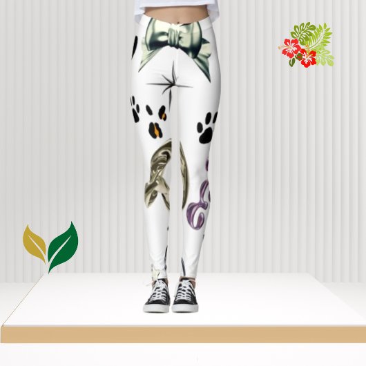 Leggings léopards sauvages