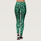 Leggings léopards verts (Dos)