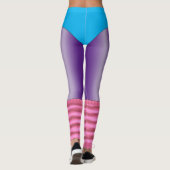 Leggings Leotard et Legchauffers pour entraînement aérobie (Dos)
