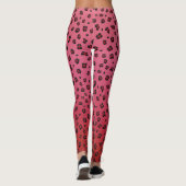 Leggings Leppard rose - Pantalon de Yoga de Saint- (Dos)