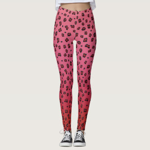 Leggings Leppard rose - Pantalon de Yoga de Saint-