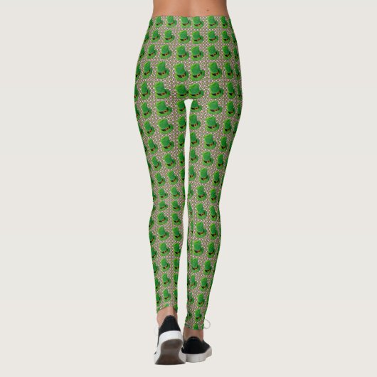 Leggings Leprachaun Casquette St. Patrick's Day Imprimer Le (Dos)