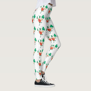 Leggings Leprechaun Avec La Bière St. Patricks