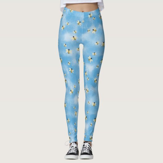 Leggings Les Abeilles Dans Le Ciel (Devant)