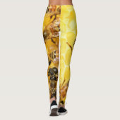 Leggings Les abeilles de miel sur Honeypeb (Dos)