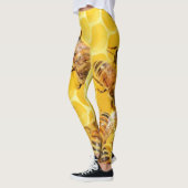 Leggings Les abeilles de miel sur Honeypeb (Gauche)