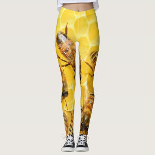 Leggings Les abeilles de miel sur Honeypeb