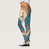 Leggings "Les ailes en mouvement" (Gauche)