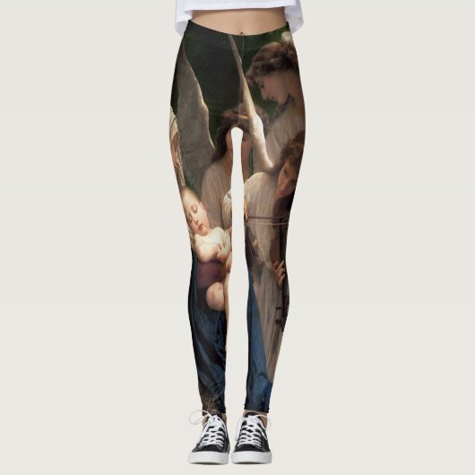 Leggings Les Anges par William Adolphe Bouguereau (Devant)