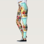 Leggings les anges qui trompent la fête de Thunder_Cove (Gauche)