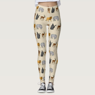 Leggings Les animaux de la jungle