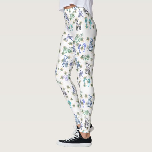 Leggings Les animaux mandala (Gauche)