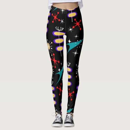 Leggings Les années 50 atomique (Devant)