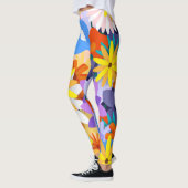 Leggings Les années 70 60 ans rétro Motif (Gauche)