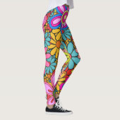 Leggings Les années 70 60 ans rétro Motif (Droite)
