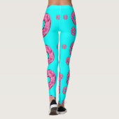 Leggings Les beignets de crème rose (Dos)