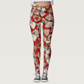 Leggings Les biscuits en pain d'épice (Devant)