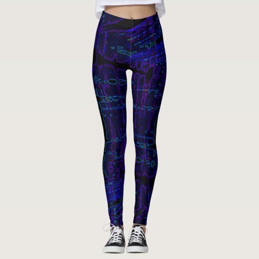 Leggings Les Bleus de la mort (Devant)