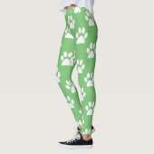 Leggings Les cartes vertes et blanches (Gauche)