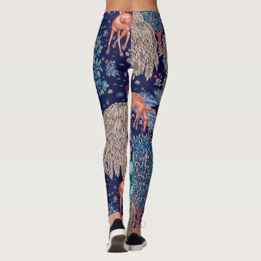 Leggings Les cerfs dans la forêt, William Morris (Dos)