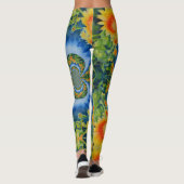 Leggings les champs de tournesol pour toujours (Dos)