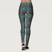 Leggings Les Chevaux Romantiques Sous L'Océan, (Dos)