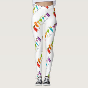 Leggings Les cocktails alcoolisés de SlipperyJoe pour la co