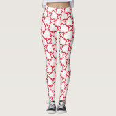 Leggings Les coeurs et les flèches de Valentine (Devant)