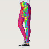 Leggings Les couleurs au néon les plus fraîches (Gauche)