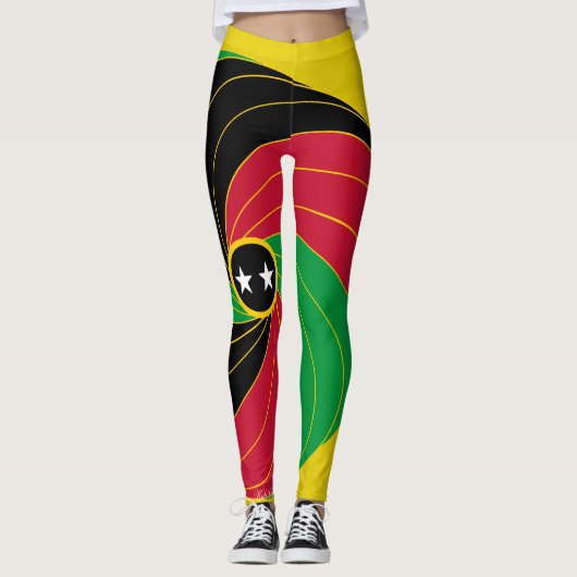 Leggings Les couleurs de ST. Kitt & Nevis (Devant)