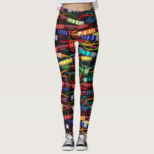 Leggings Les crayons d'Inzanesane (Devant)