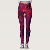 Leggings Les dames du coucher de soleil d'automne (Devant)