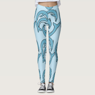 Leggings Les dauphins bleus entourent Thunder_Cove