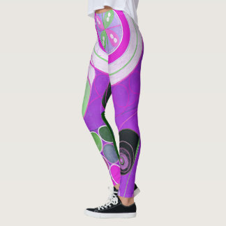 Leggings Les Dix Plus Grandes, Groupe IV, No 4 (Violet)