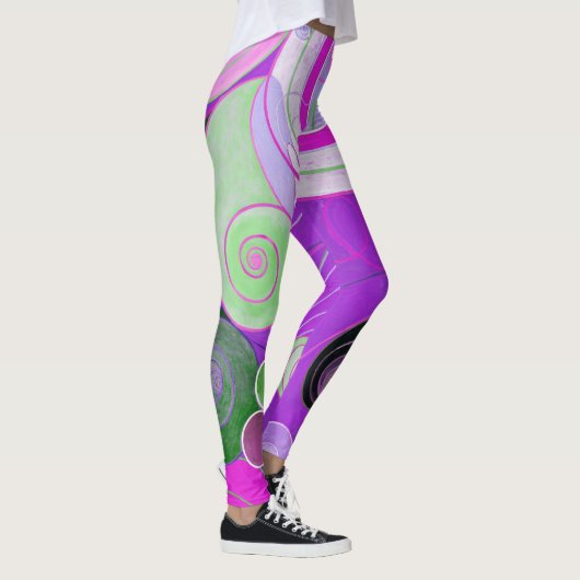Leggings Les Dix Plus Grandes, Groupe IV, No 4 (Violet) (Droite)