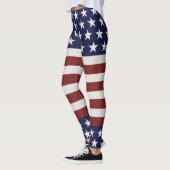 Leggings Les Etats-Unis drapeau américain coutume (Gauche)
