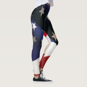 Leggings Les Etats-Unis ondulant le drapeau (Droite)