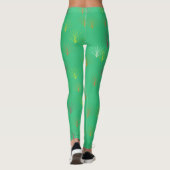 Leggings Les Feuilles en chute d'automne (Dos)