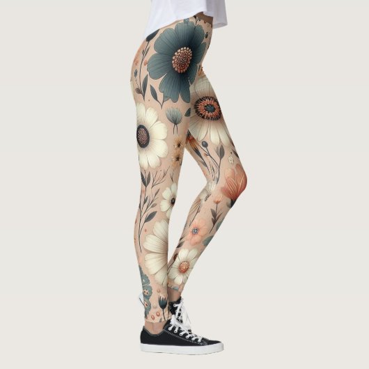 Leggings Les fleurs de paix (Droite)