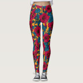 Leggings Les fleurs d'Hibiscus (Devant)