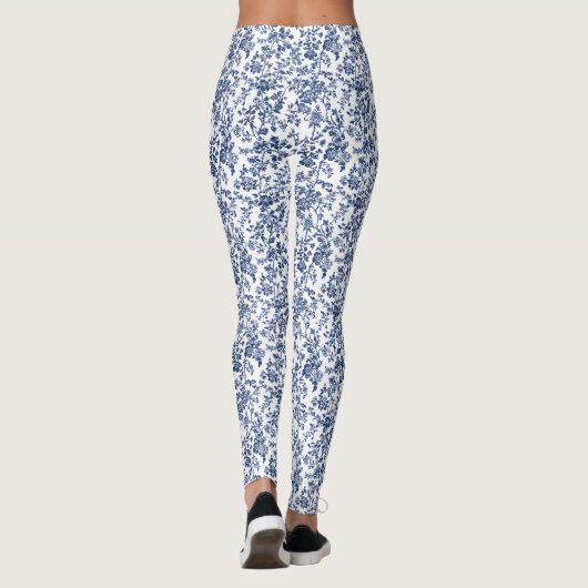 Leggings Les Fleurs Fleurissent Pour Leur Propre Joie (Dos)
